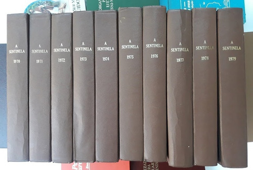 Revista A Sentinela  Encadernado - 10 Vols. - 1970 A 1979