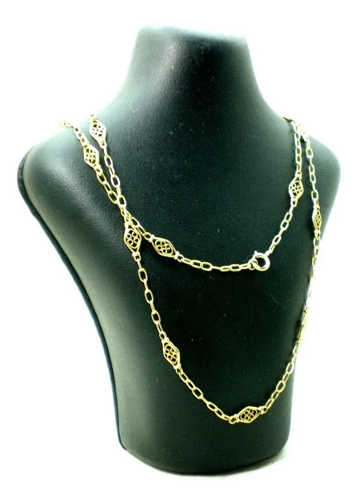 Cadena De Oro 18 Kt Origen Europeo