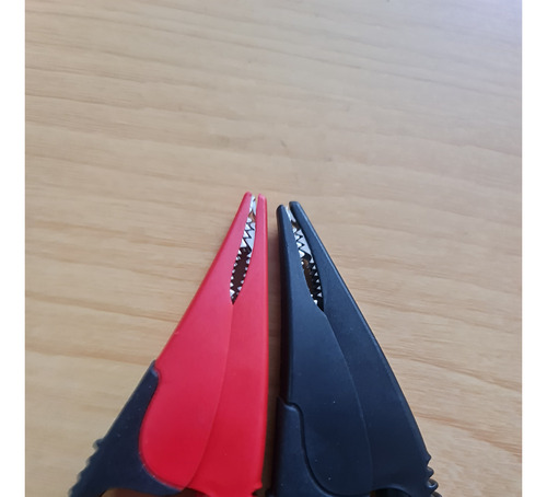 Garra Crocodilo Vermelho/preto Ac285 Mandíbulas Aço Fluke