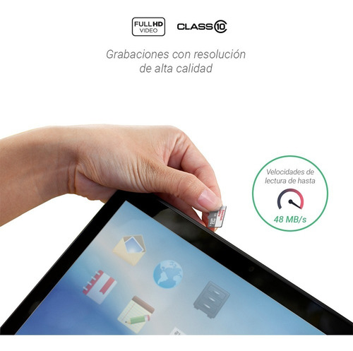 Imagen 8 de 10 de Memoria 32gb Micro Sd Sandisk Ultra Clase 10 80mbs