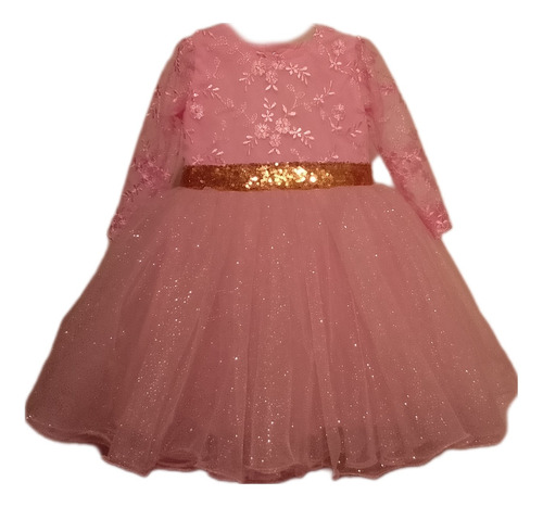 Vestido De Fiesta Bebe Nena Cumpleaños Bautismo