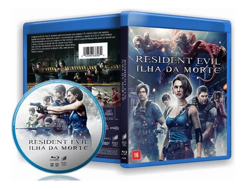 Dvd Resident Evil Ilha da Morte Dublado e Legendado
