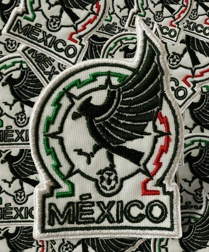 Parche Bordado Del  Escudo De Mexico Futbol Adherible