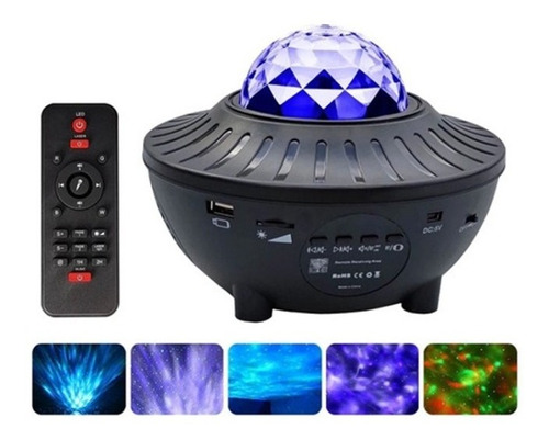 Proyector Led Galaxia Con Parlantes Bluetooth