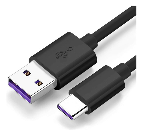 Cable De Carga Usb-c Usb Hyacinyh , Para Jbl , Negro Violeta