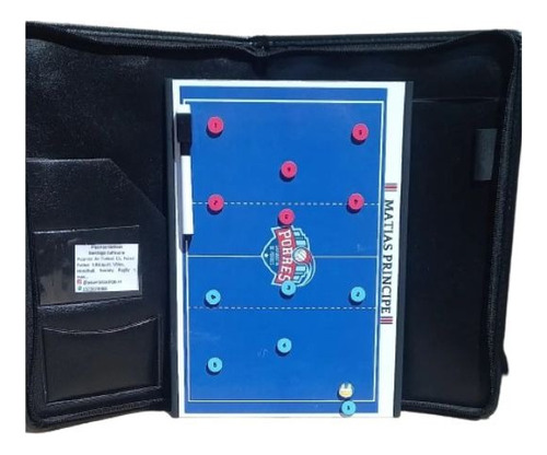 Pizarra Tactica Voley Personalizada Magnética + Carpeta