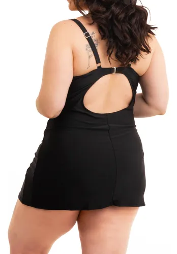Traje De Baño Vestido Plus Size Copa