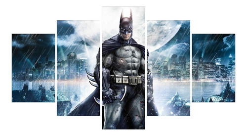 Cuadro Decorativo Batman Arkham Moderno 125cm Por 70cm 