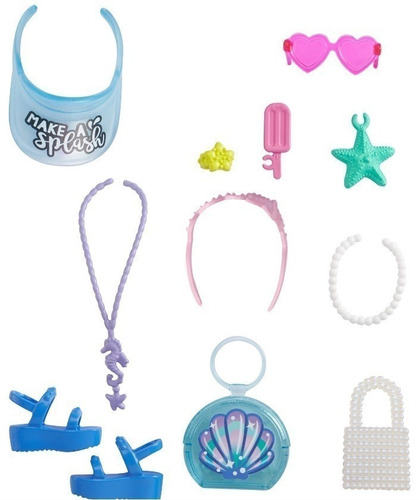 Imagem 1 de 2 de Barbie Roupas E Acessórios Conjunto Oceano Ms