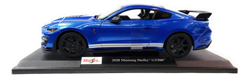 Maisto Escala Azul Ford Shelby Mustang Diecast Modelo Coche