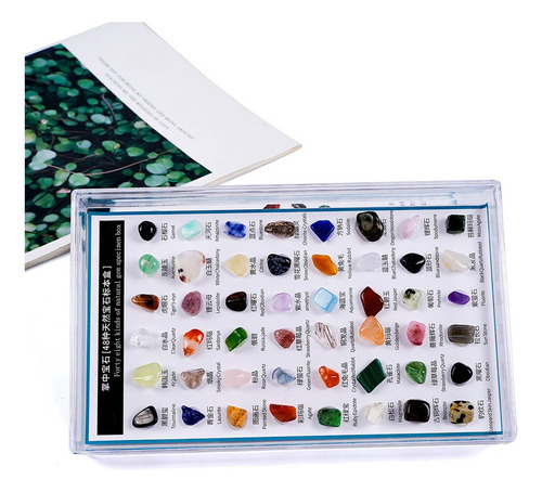 Caja De Colección De Piedras Preciosas (48 Piezas De