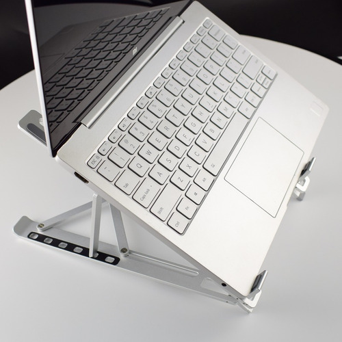 Imagen 6 de 7 de Soporte Base Notebook 15.6 14 Tablet Aluminio Dj Premian