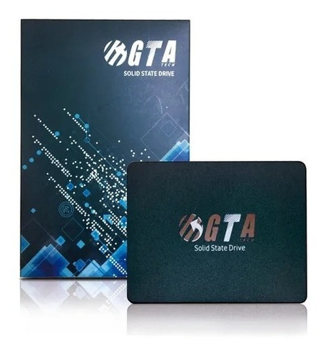 Ssd 480gb 2.5 Sata 3 560mb/s Leit - 500mb/s Grav Gta Tech Cor Preto