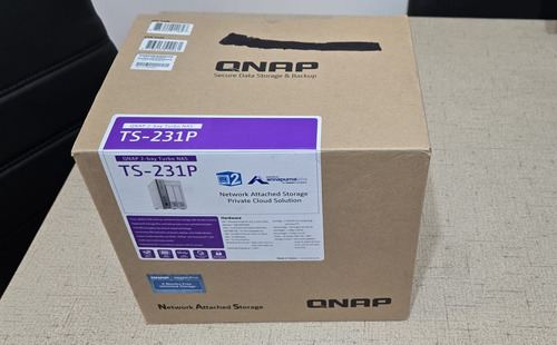 Servidor Nas Qnap Ts-231p Completo, En Caja. Impecable (Usado)