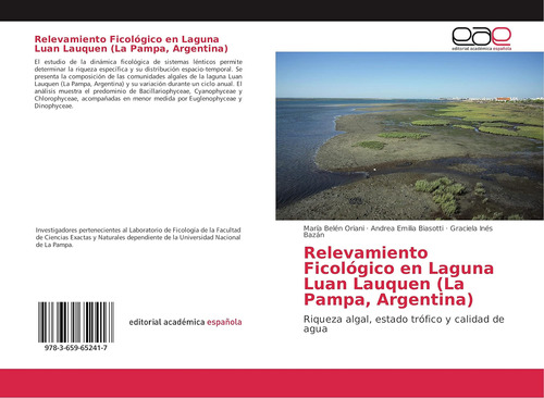 Libro: Relevamiento Ficológico En Laguna Luan Lauquen (la Pa