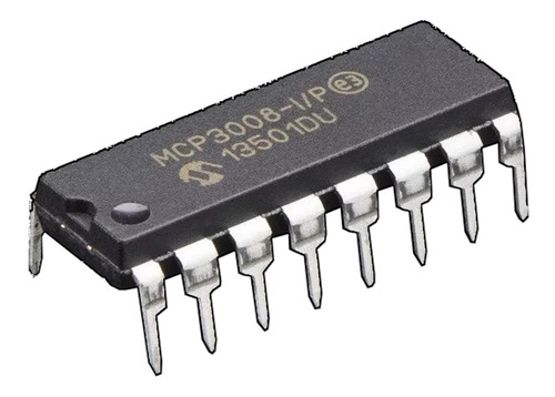 Mcp3008 - 8-ch 10-bit Adc Con Interface Spi