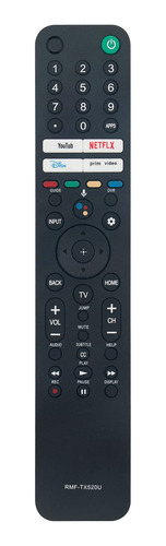 Control Remoto Repuesto Voz Para Sony Smart Tv Kd-65x80cj 75