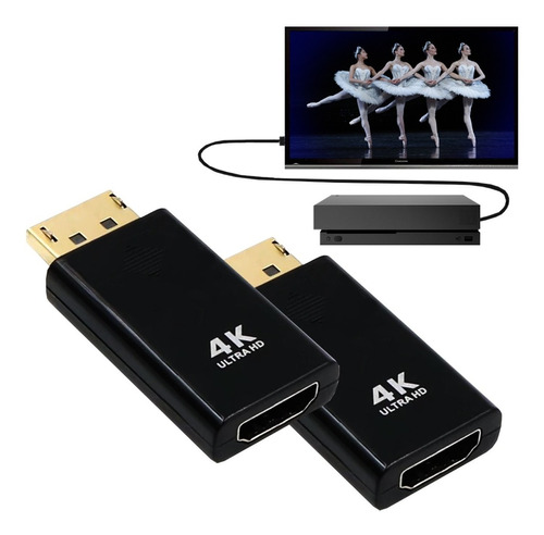 Pack X3 Adaptador 4k Displayport 1.3 M - H D Ml 2.1 H Uhd Dp