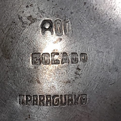 Imagem 9 de 10 de Cuia Chimarrão Antiga Paraguaia Prata 800 Folhada Prata 950