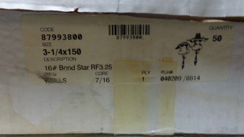 New Star Micronics 87993800 B51 Mi 495 9-08 Paper Rolls, Mww