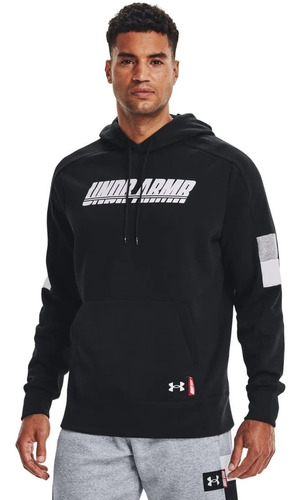 Polera Sudadera Under Armour Fleece Baseline Black