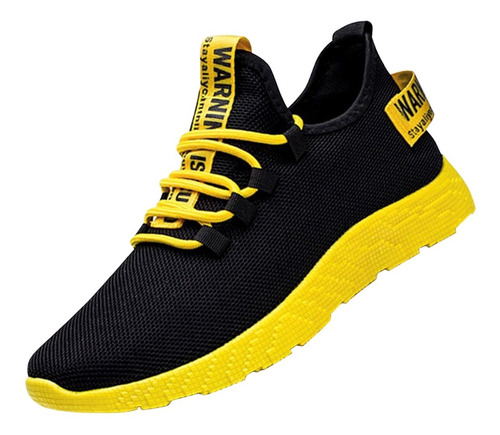 Zapatillas Deportivas Unisex Combinadas Negro/amarillo
