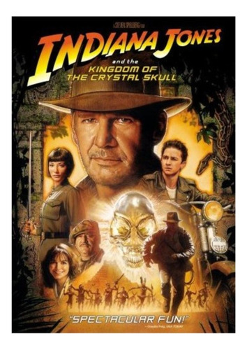 Indiana Jones Y El Reino De La Calavera De Cristal Dvd 