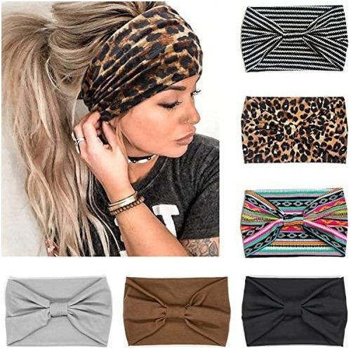 Diademas Anchas Ivaryss Para Mujer, Estilo Bohemio, Anudadas