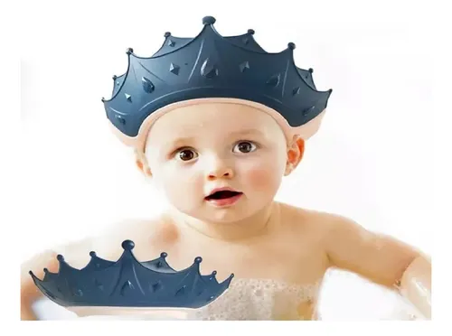 Gorro Visera De Ducha Para Baño Bebé Niño En Silicona Ajuste