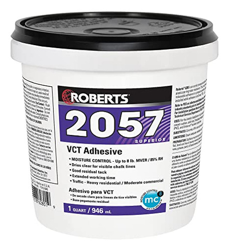 Adhesivo De Vinilo 20570, 1 Cuarto, Color Crema Claro