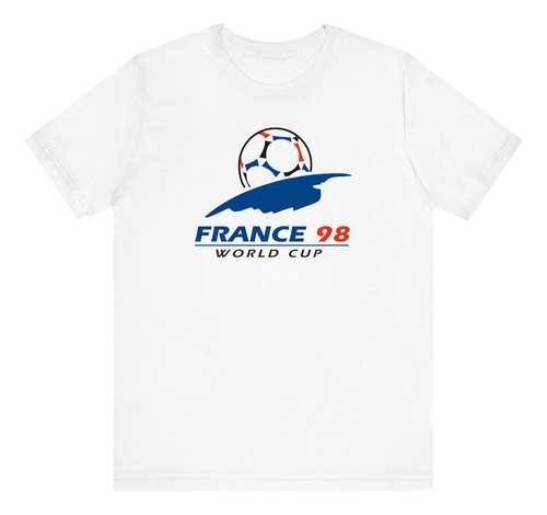 Remeras Algodon Peinado Copa Del Mundo Francia 1998