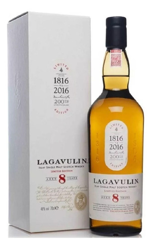 Lagavulin 8 Años Islay Single Malt Scotch Whisky Importado