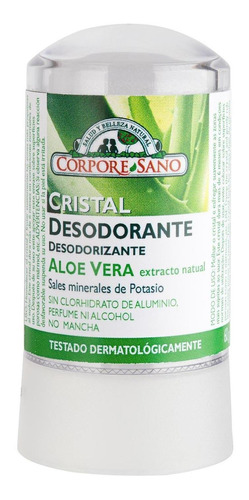 Desodorante stick Corpore Sano Cs Desodorante Cristal Potassium Aloe Vera 60Gr.