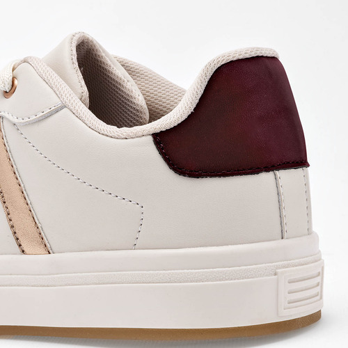 Tenis Casual Mujer Stars Of The World Latte 125-770