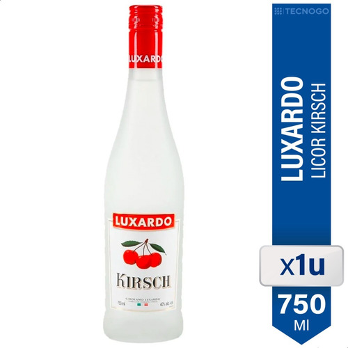 Licor Kirsch Luxardo 750ml Botella Tragos Italia Bebidas
