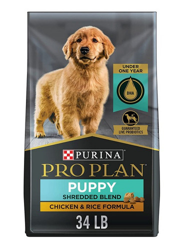 Purina Pro Plan Puppy Chicken  Rice Dry Dog Food (packaging