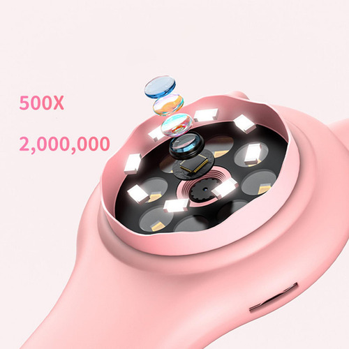 Lupa Electrónica Portátil Para Niños, Juguete Rosa