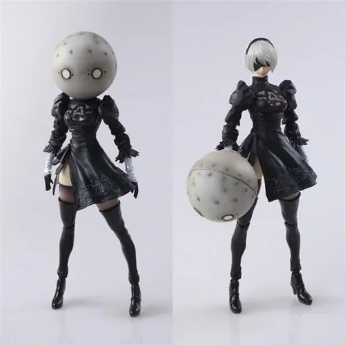 Colección De Figuras Nier: Automata 2b Y Machine Lifeform De