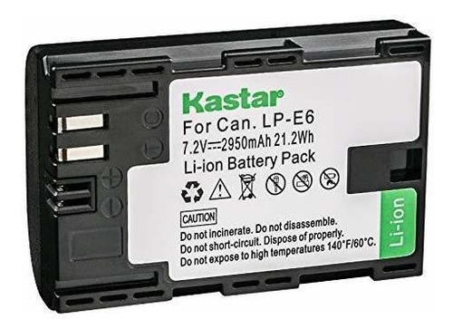 Lp E6 De La Cámara De La Batería 2500 Mah Para Canon Eos 5d 