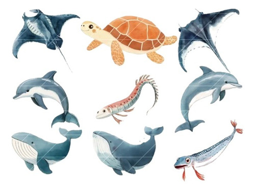 Imágenes Clipart Animalitos Del Mar 106602051