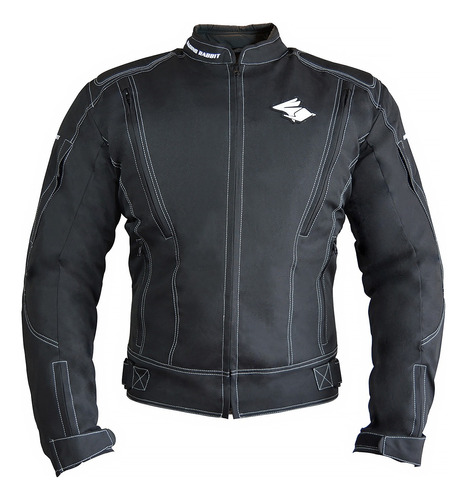 Jaqueta Motoqueiro  Racing Rabbit Impermeável -  All Black