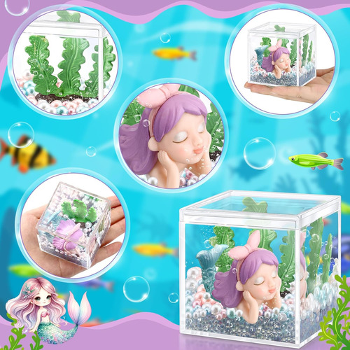 Winnerwhy Sirena Diy Tanque Mini Sirena Kit De Manualidades