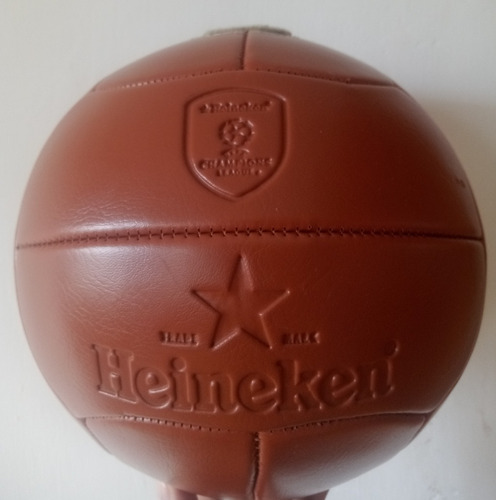 Balon De Fútbol Retro Vintage Heineken Champions League 