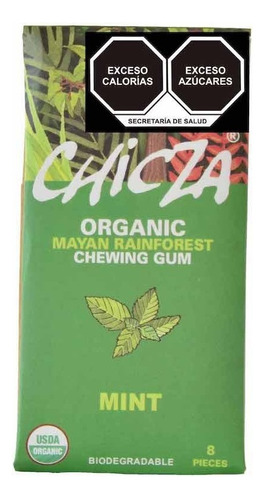 Chicle Chicza Menta15g 100% Orgánico, Biodegradable Natura