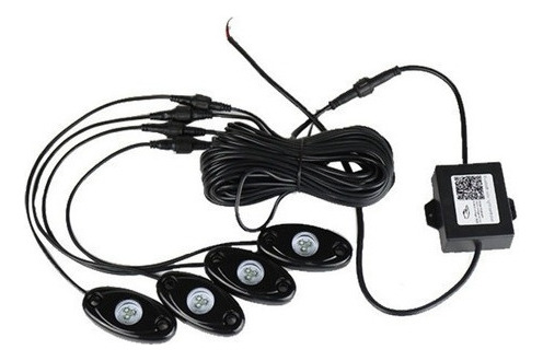 Kit De 4 Luces Led Rock Rock, Bluetooth, Rzr, Jeep Atv