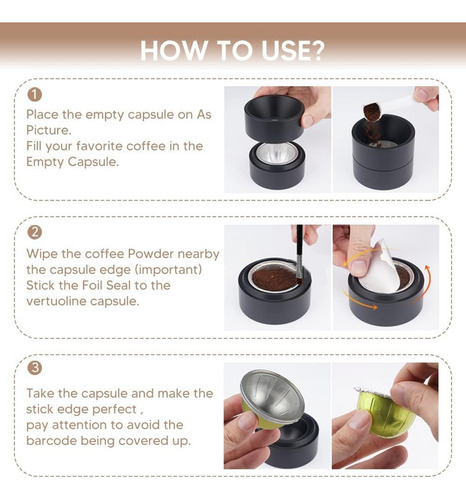 Disco O Tapa De Cápsula De Café Reutilizables Para Cápsulas