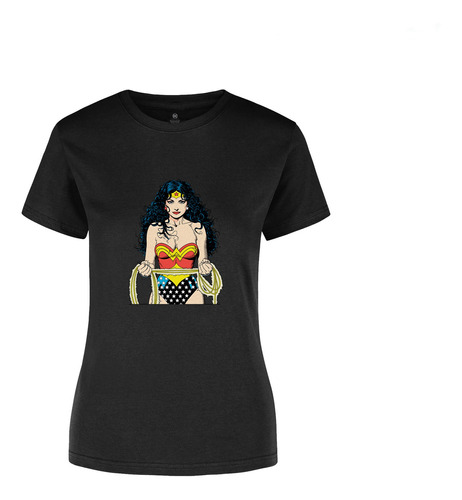 Playera De Mujer Wonder Woman Original Camiseta Dama B10