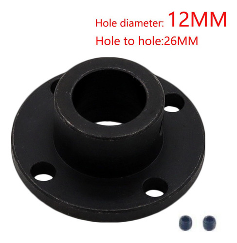 4 Piezas De Acoplamiento De Brida Rígida Accesorios De 12mm