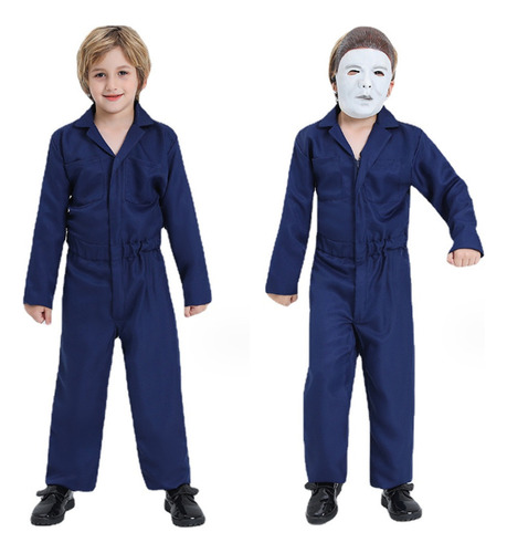 A Disfraz De Michael Myers De Halloween Para Niños, Accesorios
