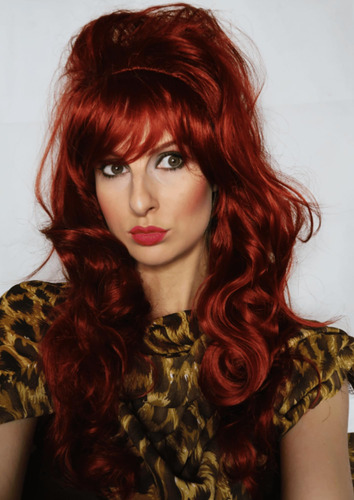 Peluca Allaura Peggy Bundy Big Red Para Mujer, Disfraz De Lo